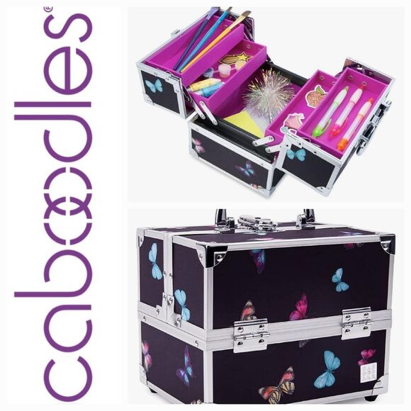 Caboodles Adored Traincase Cosmetic Organizer - Picture 1 of 8